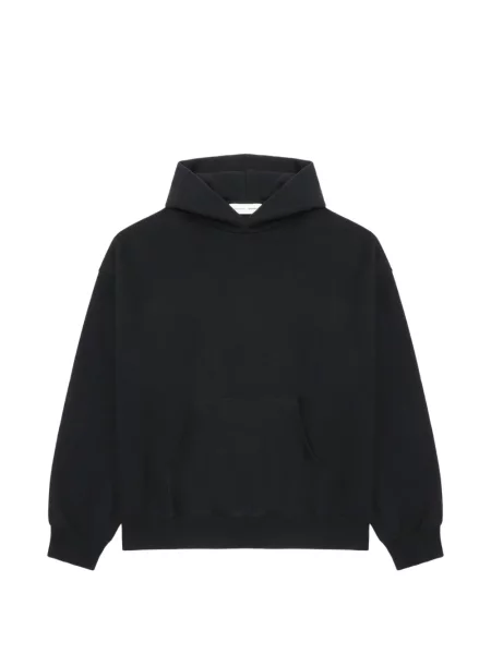 Hanorac cu glugă Fear Of God Essentials cu imagine clasic negru