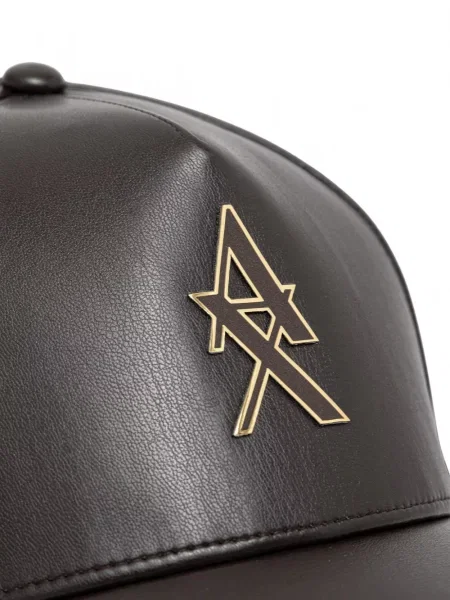Șapcă Armani Exchange cu autograf maro