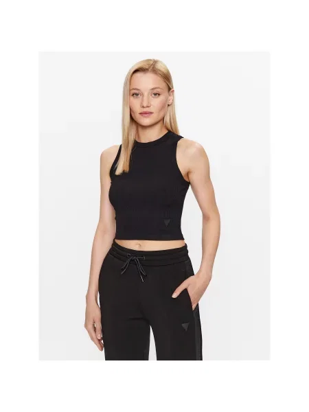 Guess Топ Edie Slim Fit чорний