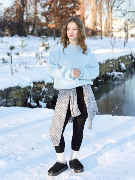 Світшот KAZKOVA блакитний