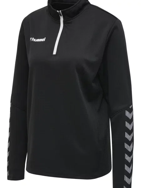 Bluza do piłki nożnej Hummel demi-zip hml AUTHENTIC biała