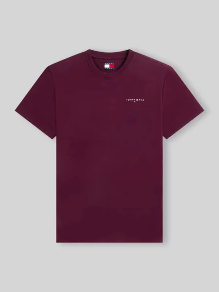 T-shirt o kroju slim fit z czystej bawełny Tommy Jeans