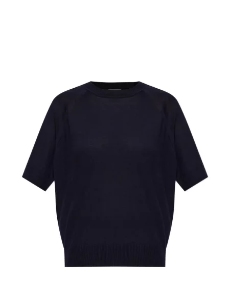 Tricou Moncler de lână albastru