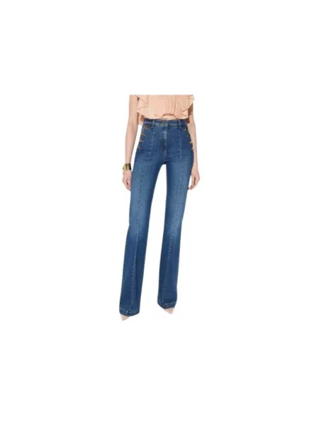 Jeansy Elisabetta Franchi niebieskie