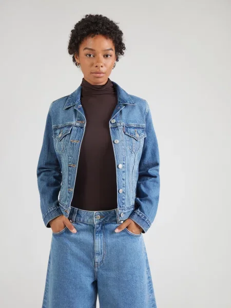 LEVI'S ® Prechodná bunda denim modrá