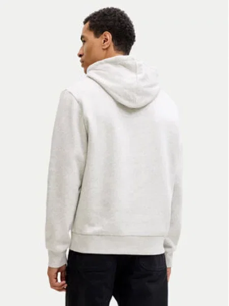 JACK & JONES Sweater majica JJECORP plava / tamno plava / crvena / melange bijela