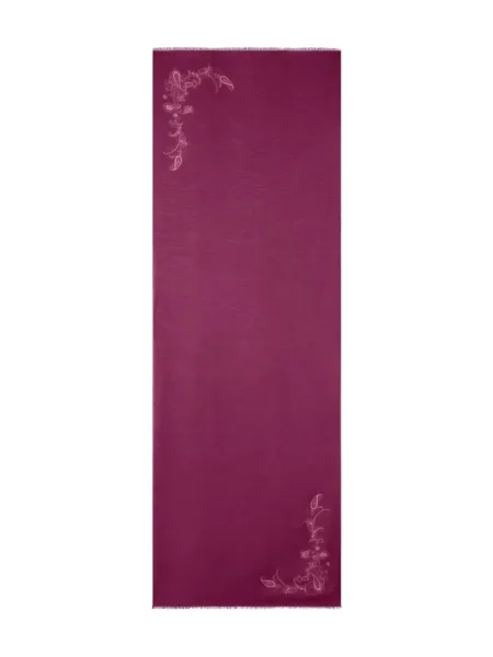 Fular Etro din cașmir cu imagine cu model paisley violet