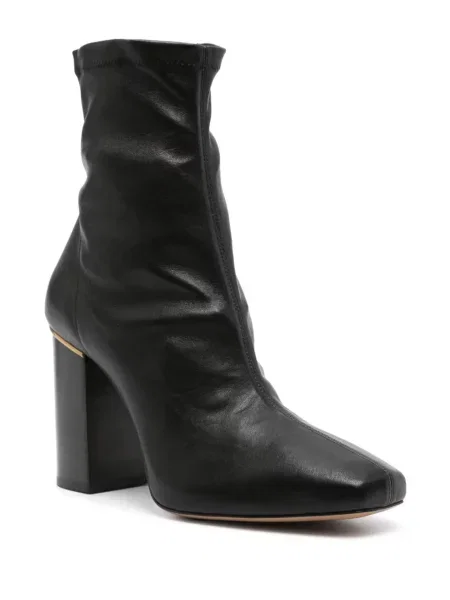 Buty do kostki Chloe o krotszym kroju czarne