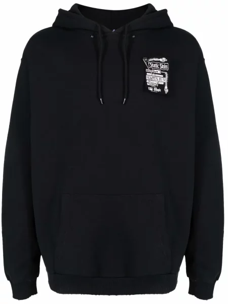 Hanorac cu glugă Raf Simons X Fred Perry negru
