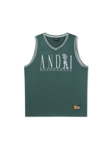 Sport top verde pin alb
