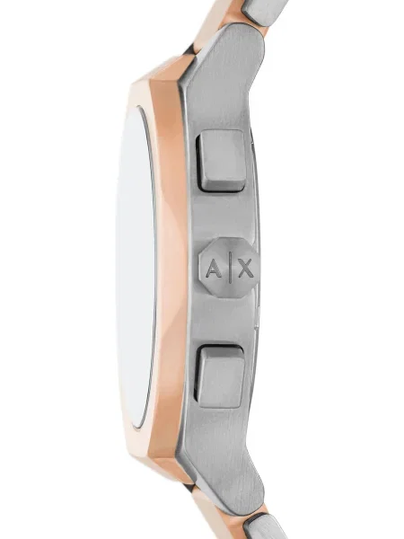 ARMANI EXCHANGE Ceas analogic auriu roz / negru / argintiu alb
