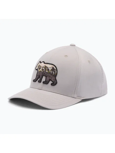Šiltovka Columbia Lost Lager 3D Stretch Snapback flint grey/scenic stroll sivá
