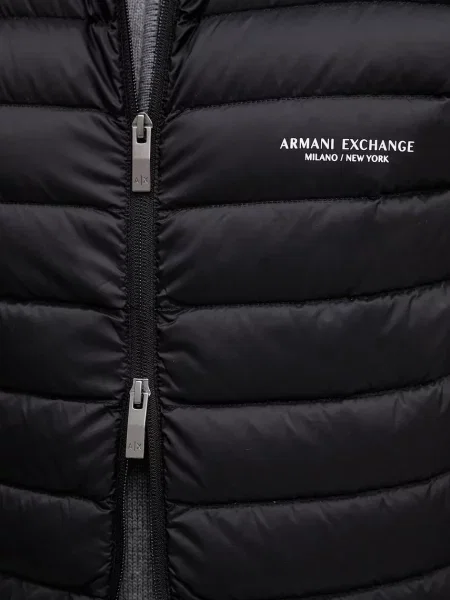 Пуховый жилет Armani Exchange черный