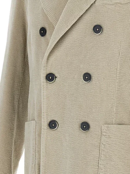 Manšestrové dvouřadé sako Barena