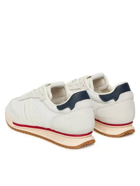 Tommy Jeans Sneakersy Tjw Low Profile Runner Écru