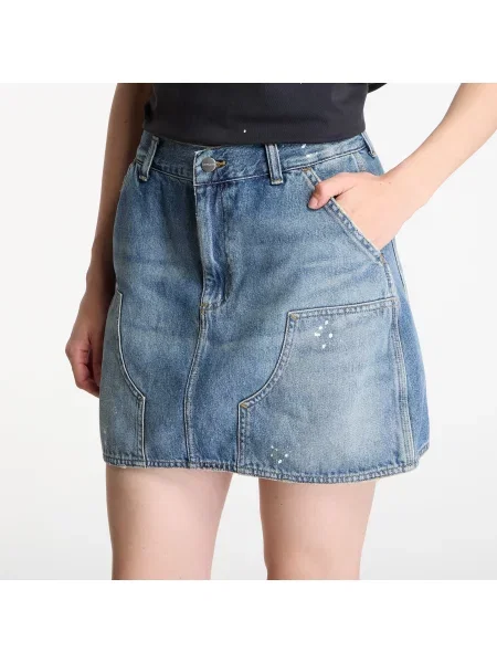 Пола Carhartt WIP W Maeve Double Knee Skirt Blue L синьо