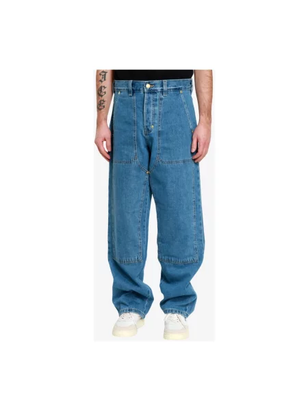 Szerokie jeansy Dickies niebieskie