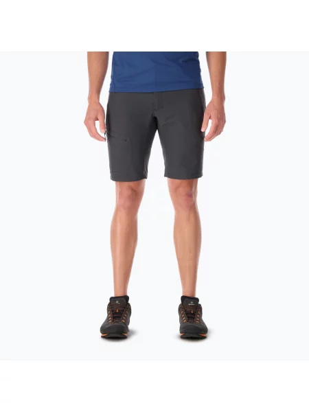 Pantaloni scurți de trekking pentru bărbați Rab Incline Light anthracite