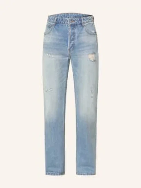 Cole Buxton Dżinsy Z Przetarciami Beverley Relaxed Fit blau niebieskie