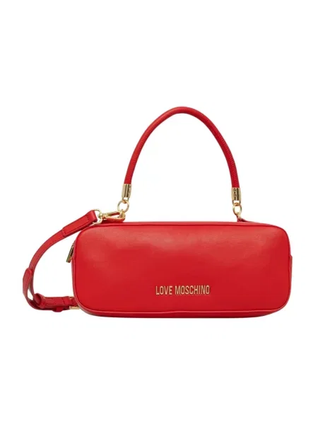 Love Moschino torebka crossbody z imitacji skóry czerwona