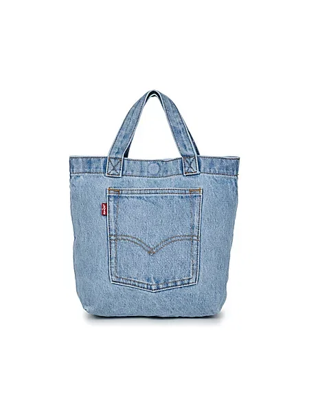 Ročne torbice Levis MINI BACK POCHET TOTE modra
