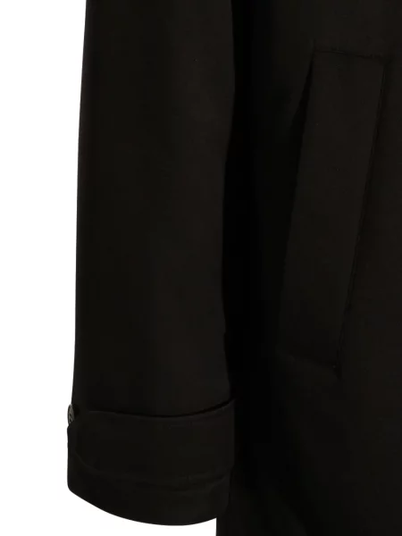 Geacă parka Zegna cu glugă negru