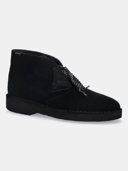 Clarks Originals pantofi de piele întoarsă Desert BT GTX negru