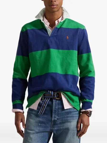 Μικρός κασκέτο Polo Ralph Lauren με χαμηλή μέση υφαίνω διαγωνίως πράσινο