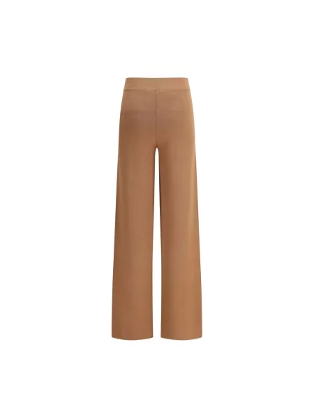 Spodnie Max Mara brązowe