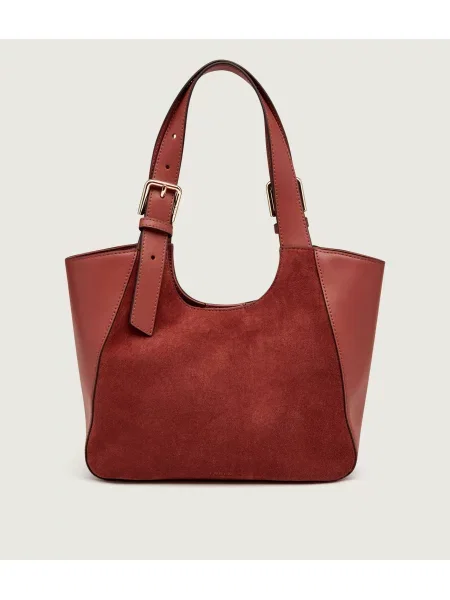 Furla Válltáska Furla Dora S | hasított bőr bőr hozzáadásával