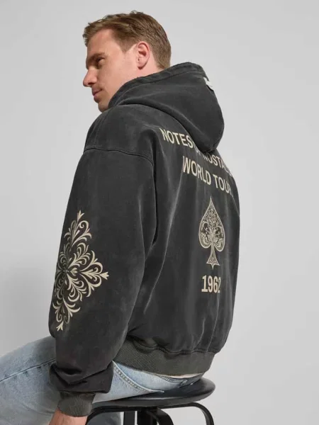 Bluza z kapturem i kieszenią kangurką model ‘Yulani’ Don't Waste Culture
