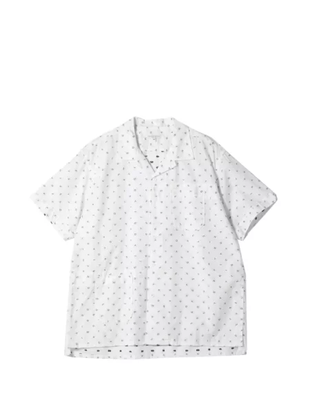 Cămașă Engineered Garments cu imagine alb