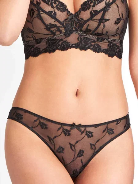 Женские трусики стринг 2 шт. чорні