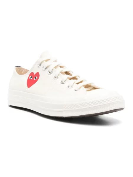 Sneakersy Comme Des Garcons Play w serca białe