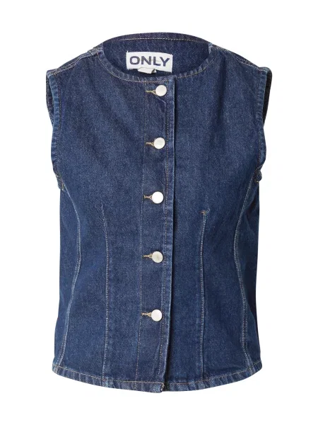 ONLY Vestă ONLAya închis albastru