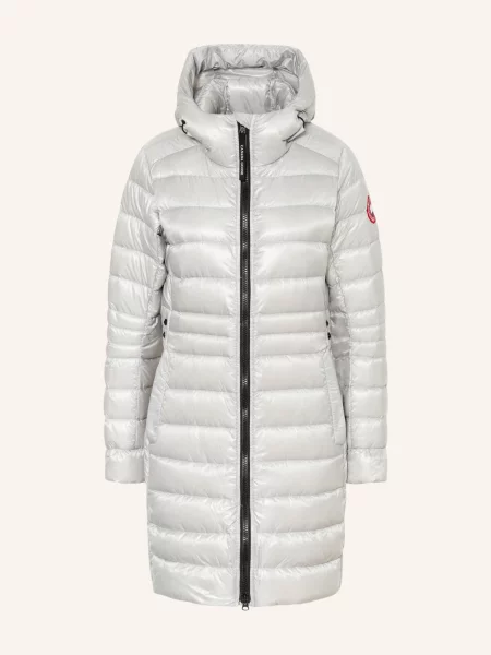 Canada Goose Péřový Kabát Cypress stříbrná