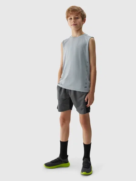Pantaloni scurți de sport copii 4f negru