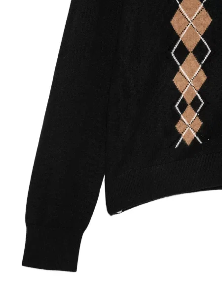 Cardigan Liu Jo cu model argyle negru
