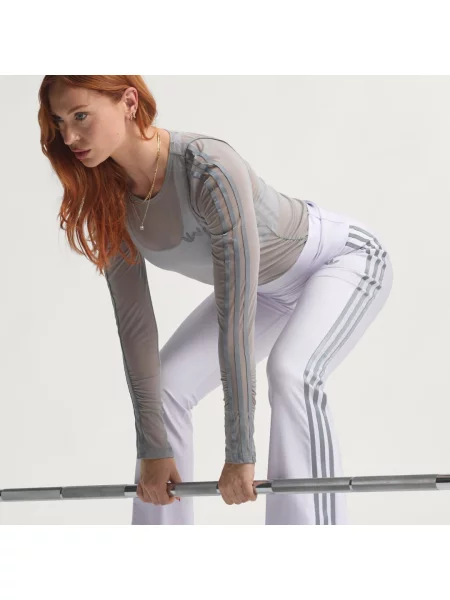 Dlouhé legíny adidas Originals Sport Superstar fialové
