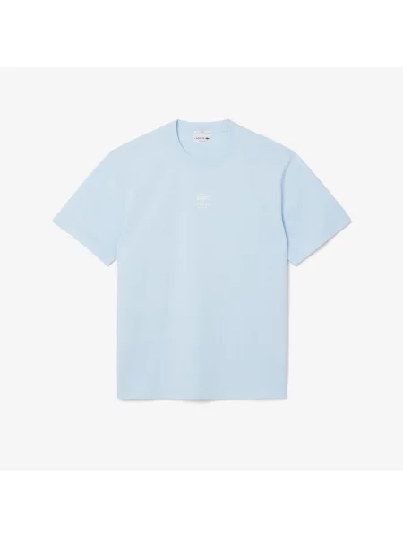 Lacoste футболка унісекс Classic fit блакитна