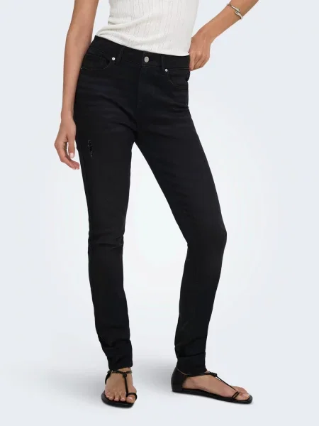 ONLY Džínsy ONLMADE denim čierny