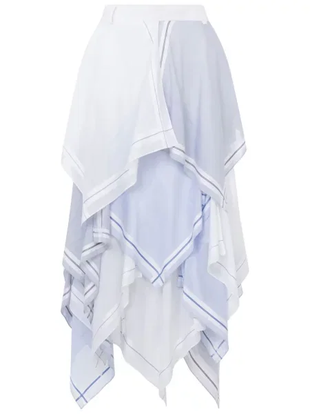 Fusta maxi Moschino alb