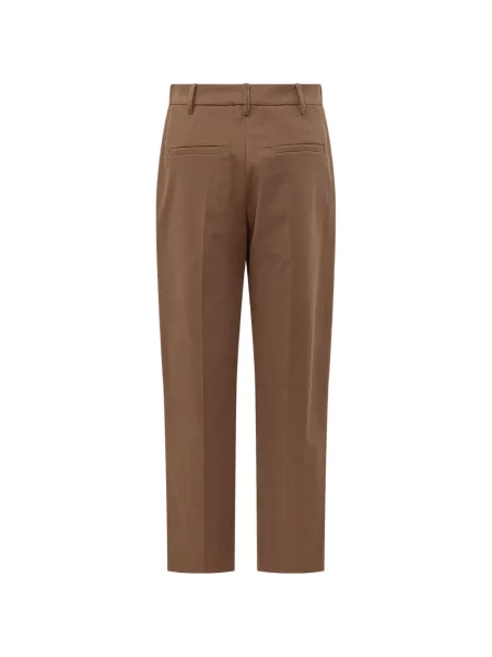Pantaloni Brunello Cucinelli conici maro