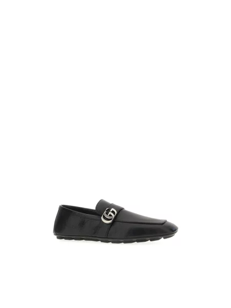 Półbuty Gucci skórzane czarne