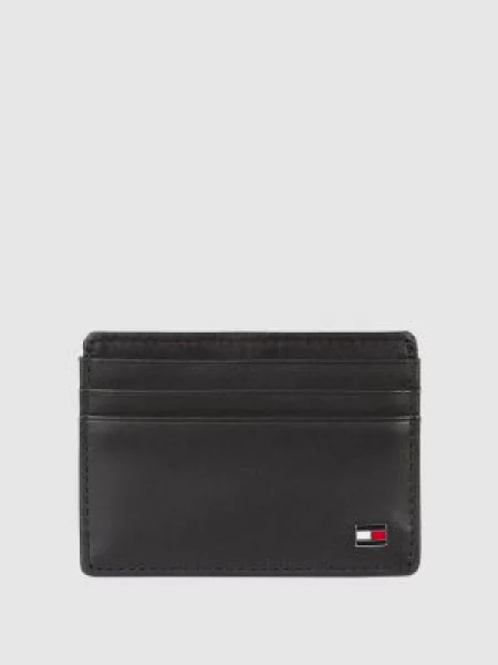 Tommy Hilfiger Portfel skórzany Eton czarny
