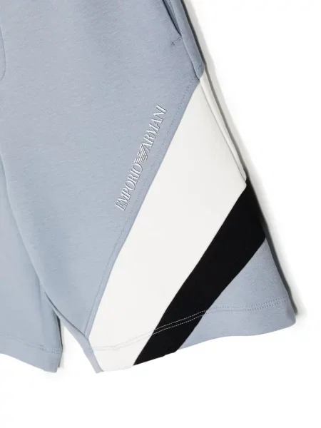 Szorty dziecięce Emporio Armani niebieskie