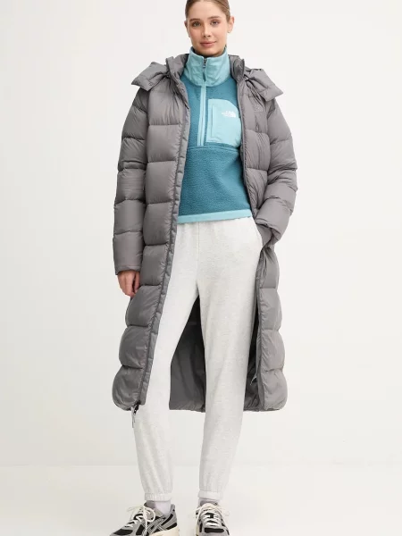 Páperová bunda The North Face Hydrenalite City sivá