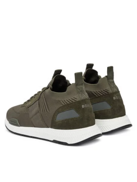 Sneakersy BOSS zelené