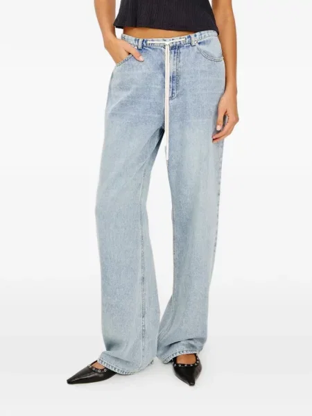 Blugi cu picior larg Rails albastru