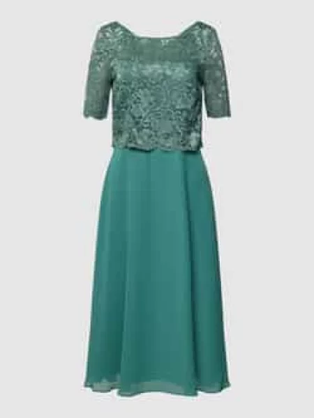 Sukienka koktajlowa o długości do kolan z efektem podpalenia Christian Berg Cocktail